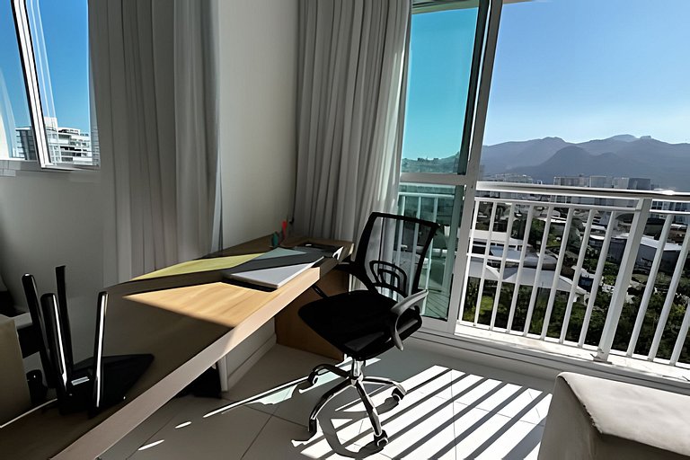 Flat |Cozinha |Lavanderia |Gym |Piscina |Sauna