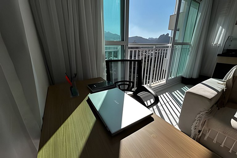 Flat |Cozinha |Lavanderia |Gym |Piscina |Sauna