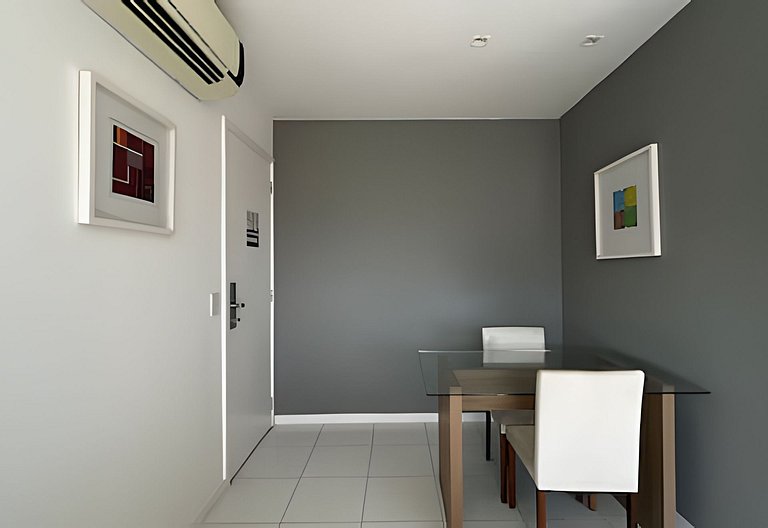 Flat |Cozinha |Lavanderia |Gym |Piscina |Sauna