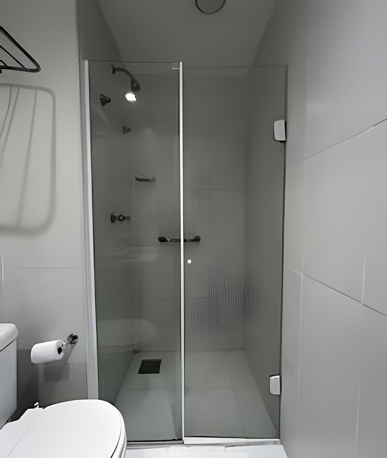 Flat |Cozinha |Lavanderia |Gym |Piscina |Sauna