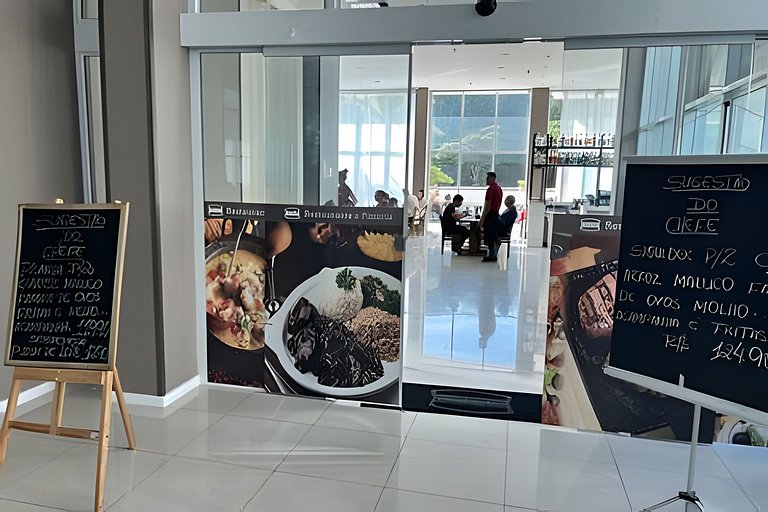 Flat |Cozinha |Lavanderia |Gym |Piscina |Sauna