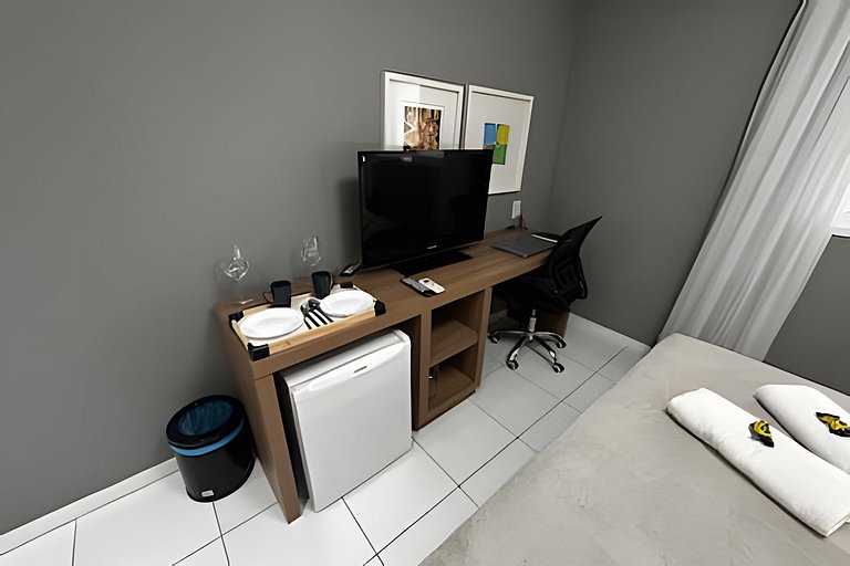Suíte | Escritorio | Piscina | Sauna | Barra Olimp