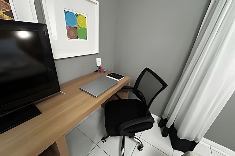 Suíte | Escritorio | Piscina | Sauna | Barra Olimp
