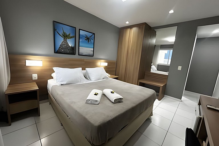 Suíte | Escritorio | Piscina | Sauna | Barra Olimp