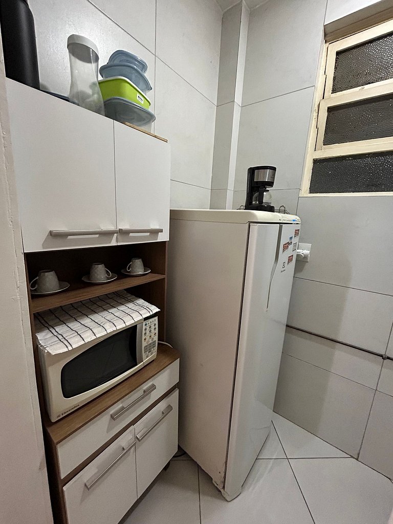 Apartamento em Copacabana vista lateral do mar