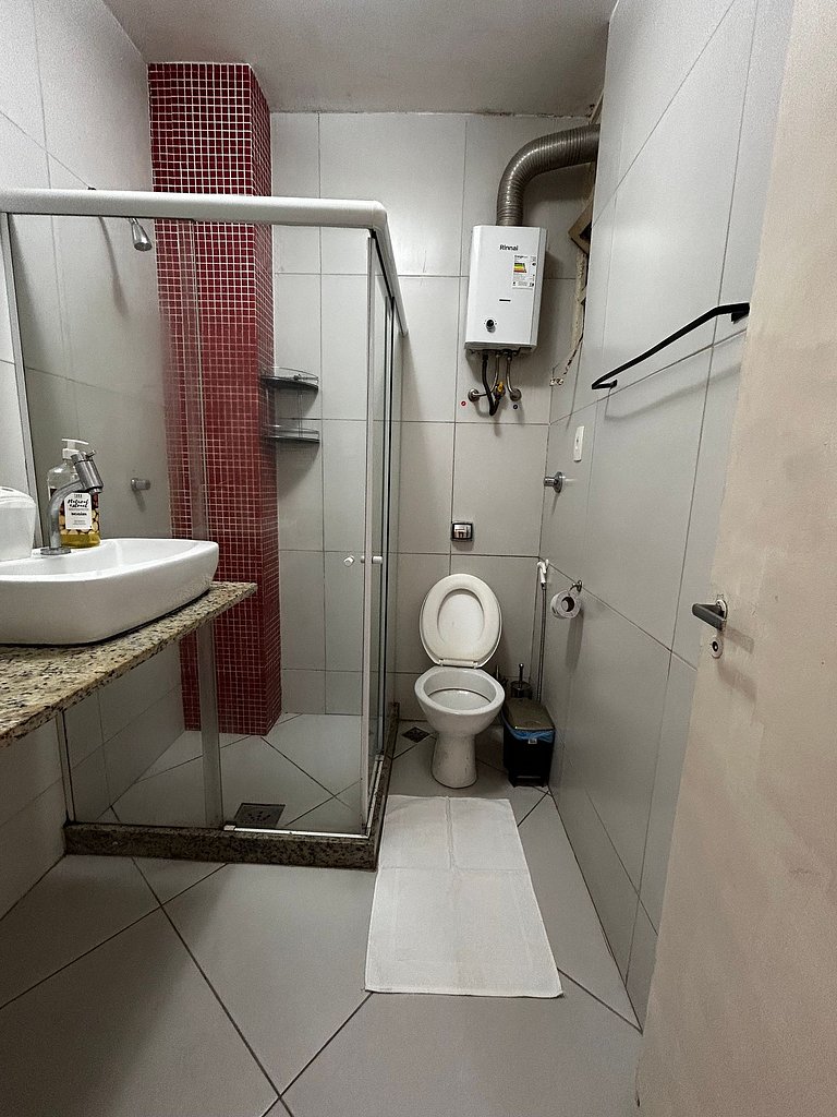 Apartamento em Copacabana vista lateral do mar