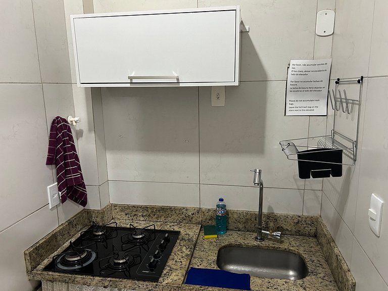 Apartamento em Copacabana vista lateral do mar