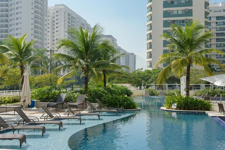 Suíte | Escritorio | Piscina | Sauna | Barra Olimp