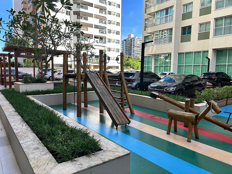 Suíte com cozinha compacta | Piscina | Sauna | Gym
