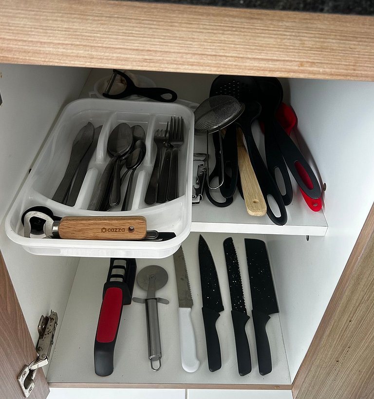 Flat |Cozinha |Lavanderia |Gym |Piscina |Sauna