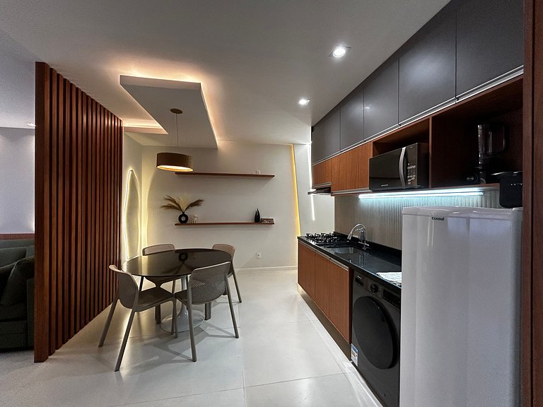 Apart / 150mts da Praia Copacabana/ Moderno/ Cozin