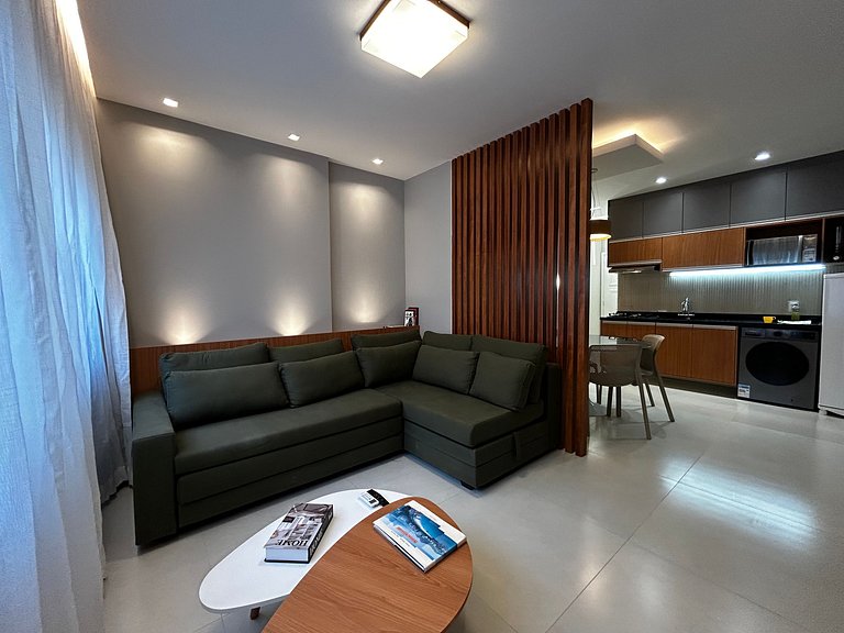 Apart / 150mts da Praia Copacabana/ Moderno/ Cozin