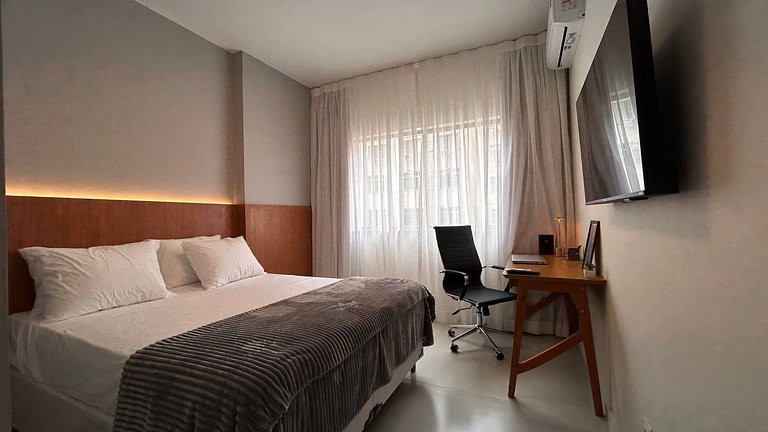 Apart / 150mts da Praia Copacabana/ Moderno/ Cozin